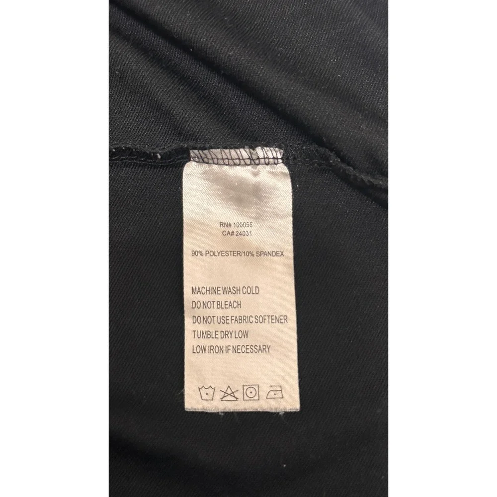 Oobe Hendrick Automotive Group Mens Black Hydrovent Quarter Zip Pullover Large